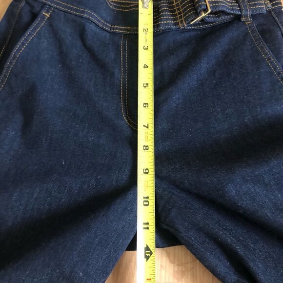 Tory Burch Denim Culottes High Rise Dark Wash Cropped Jeans Women’s SIZE 25 - Picture 8 of 10